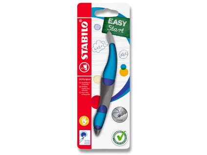 Ergonomické pero Stabilo EASYoriginal pro leváky – modré