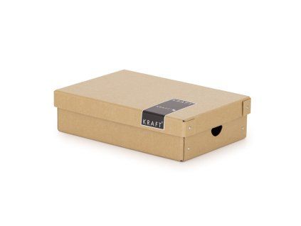 Úložná krabice lamino KRAFT nature – malá