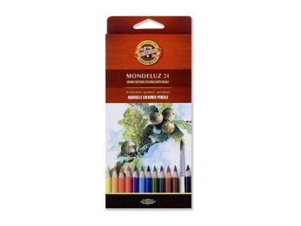 Aquarelové pastelky Koh-i-noor 24 barev