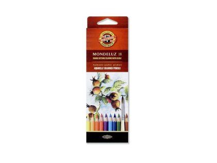 Aquarelové pastelky Koh-i-noor 18 barev