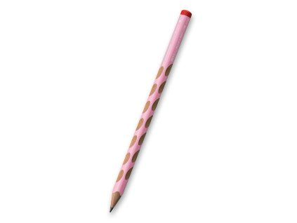Grafitová tužka Stabilo EASYgraph pastel růžová – pro praváky