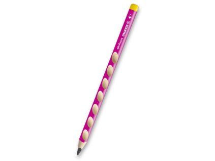 Růžová tužka STABILO EASYgraph HB pro leváky