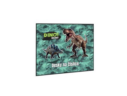 Desky na číslice Dino 2025 – pro prvňáčky