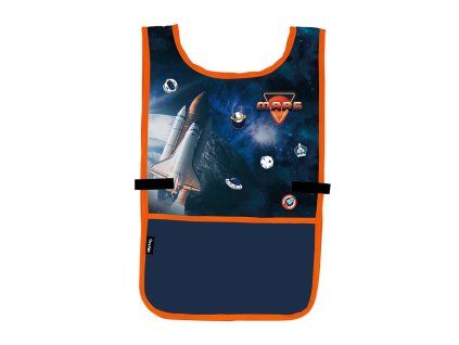 Dětská zástěra pončo na výtvarnou výchovu Space
