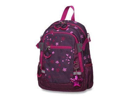 Dětský batoh Schneiders Berry Blossom Dark Red – pro předškoláky