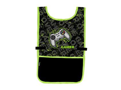 Dětská zástěra pončo na výtvarnou výchovu Gamer