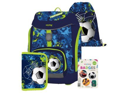 Školní batoh Oxybag v setu - Set 4dílný OXY fotbal