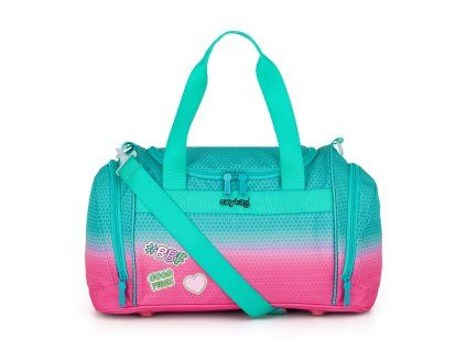 Sportovní taška OMBRE Pink – lehká taška na sport a kroužky