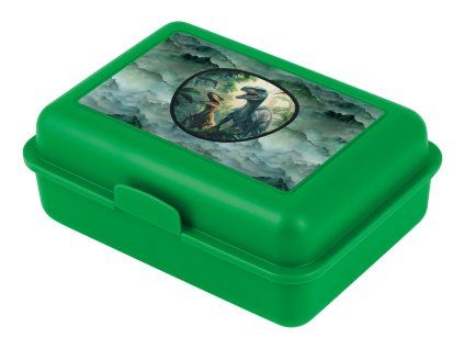 Baagl box na svačinu Dino – plastový svačinový box s přepážkou, 1,3 l