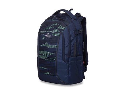 Školní batoh WALKER Campus Neo Layers Green 30–35 l