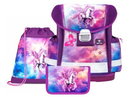 Školní aktovka Belmil Classy Pegasus 403-13 – 3dílný set