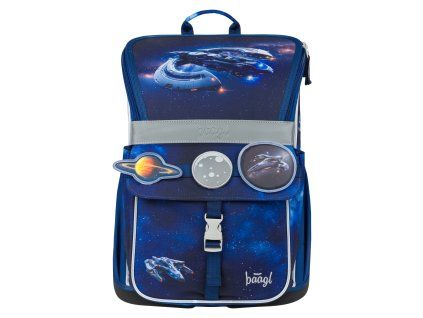 Baagl školní aktovka Zippy Vesmírná loď
