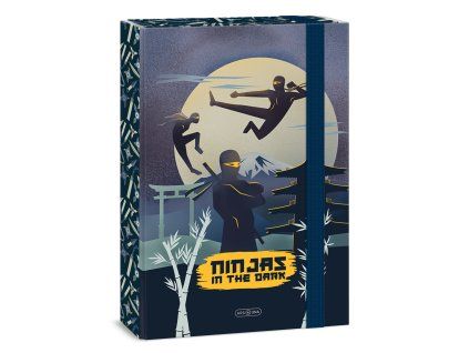 Ars Una box na sešity A4 – Ninjas in the Dark
