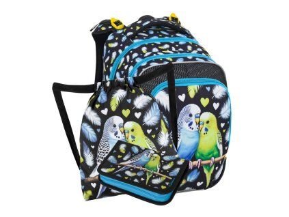 Malý školní set pro prvňáčky Bagmaster – papoušek BETA 25 A