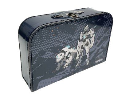Herlitz kufřík 35 cm TechMech – laminovaný papírový kufřík na výtvarné potřeby