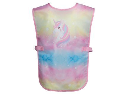 Dětská zástěra Rainbow Unicorn – Baagl, omyvatelná pro holky