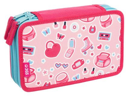 Školní penál Stil Pinky dvoupatrový