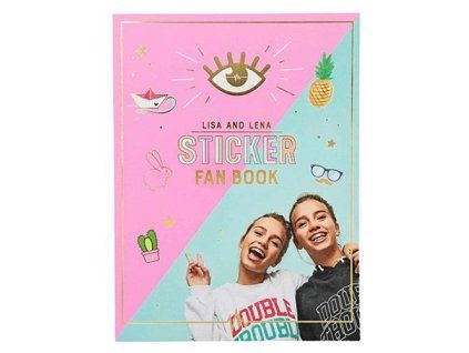 Lisa & Lena – samolepková knížka J1MO71 (16 stran, 36 ks samolepek)