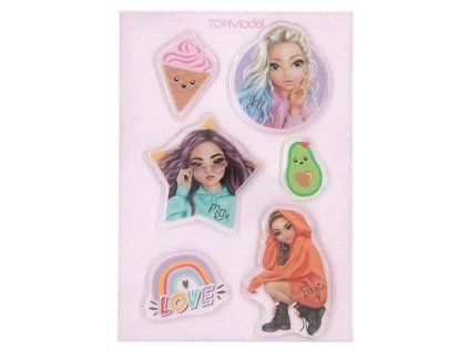 TOPModel – Silikonové samolepky Love (Miu, Jill & Fergie)