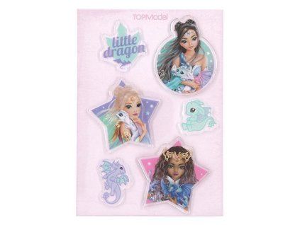 TOPModel – Silikonové samolepky Little Dragon (Liu, Jill & Neyla)