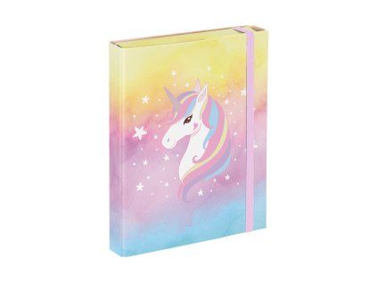 Baagl desky na školní sešity A5 - Rainbow Unicorn