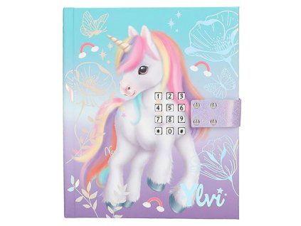 Ylvi deníček Unicorn Rainbow na kód – se zvukem a světlem