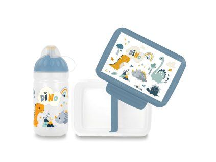 Set Zdravá láhev a Zdravá sváča Dino (0,5 l)
