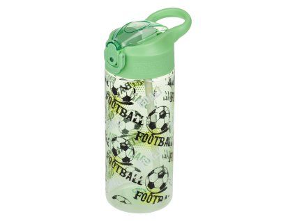 Láhev na pití s brčkem 500 ml Baagl – Fotbal