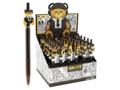 Gelové pero Nandy Graffiti 0,5 mm – modrá náplň
