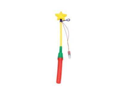 Hůlka k lampiónům 50 cm s blikajícím světlem