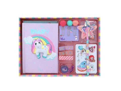 Diář Ylvi My Diary Unicorn lila – kreativní sada pro holky