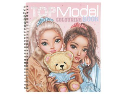 Omalovánky TOP Model Candy & Talita – s medvídkem a samolepkami