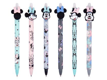 Gumovací pero Minnie 0,5 mm – mazací propiska pro holky