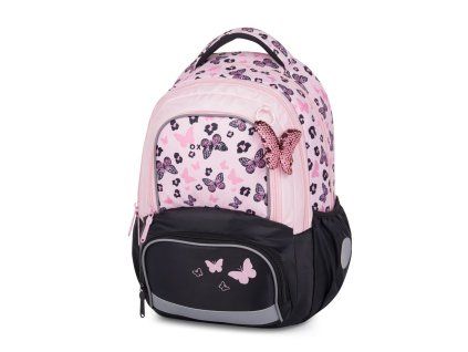 Školní batoh Oxybag OXY NEXT Butterfly (pro holky, 2.–4. třída)