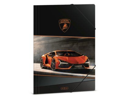 Složka na sešity A4 Ars Una Lamborghini 25 – gumička, pevné desky