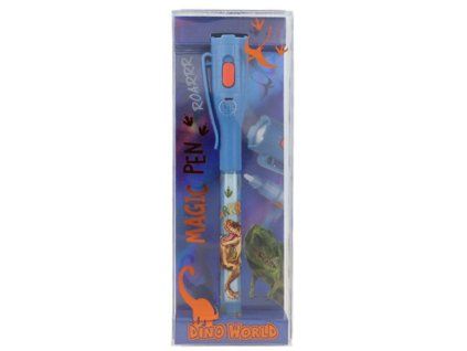 Magický fix se světlem Dino World Blue 1