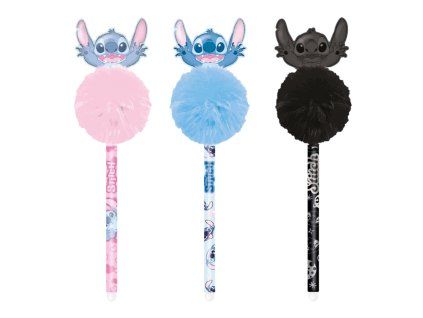 Colorino gumovatelné pero POM-POM Stitch Fluffy – modrá náplň (1 ks)