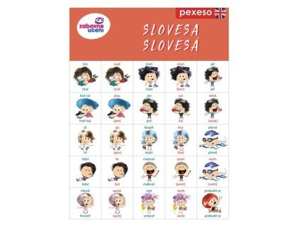 Jazykové pexeso Angličtina – Slovesa