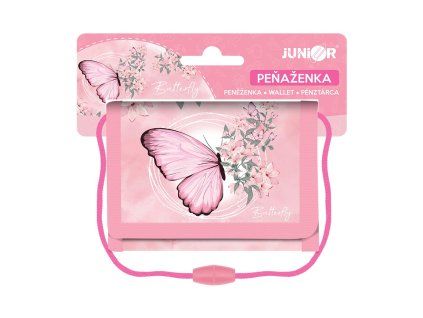 Dětská textilní peněženka JUNIOR S8 – Butterfly