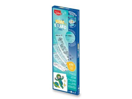 Lumi Board – náhradní náplň do kreativní sady Vesmír