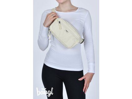 Ledvinka Baagl Go Beige – béžová městská ledvinka