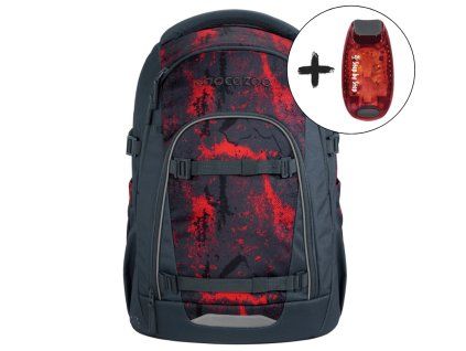 Školní batoh coocazoo MATE Broken Black – AGR certifikát, 30 l