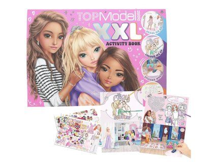 Kreativní kniha XXL TOPModel – Talita, Nyela & Louise