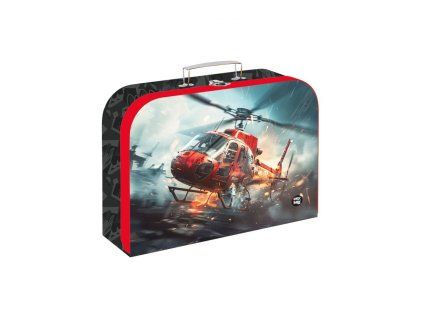 Dětský kufřík na výtvarné potřeby Hasiči – lamino 34 cm