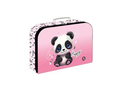 Dětský kufřík na výtvarné potřeby Panda – lamino 34 cm