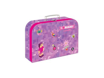 Dětský kufřík na výtvarné potřeby Playworld Girl – lamino 34 cm