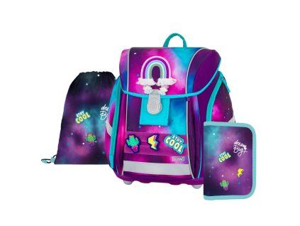Školní aktovka pro prvňáčky Oxybag PREMIUM LIGHT Dream – školní set 3 ks