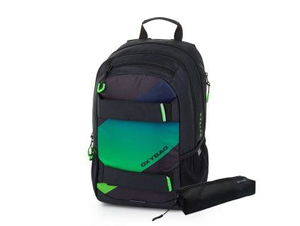 Studentský batoh + etue OXY Sport Ombre Boy
