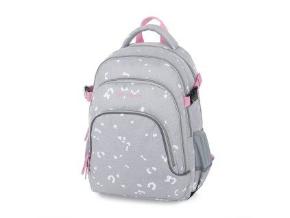 Studentský batoh + etue OXY Sport Grey Geometric