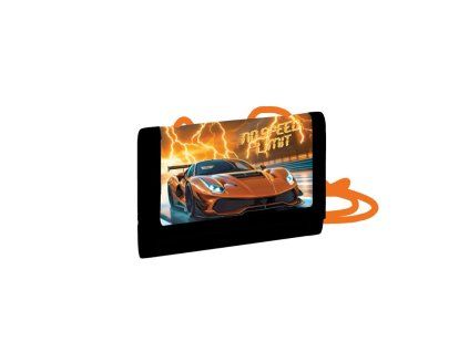 Dětská textilní peněženka Auto Speed